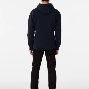 Blank black or any color, classic no print design Pullover Navy Hoodie