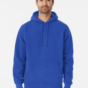 Blank black or any color, classic no print design Pullover Blue Hoodie